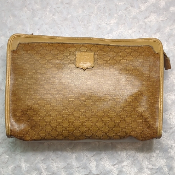 Authentic Celine Macadam PVC Leather Clutch - Picture 1 of 14